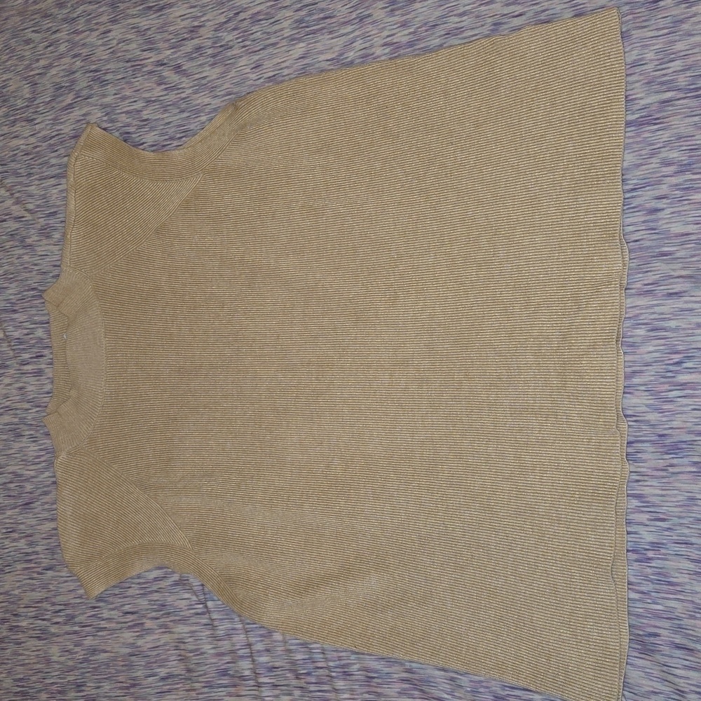 Worthington Women's Sleeveless Mock Neck Top Camel Size XL - Picture 1 of 8